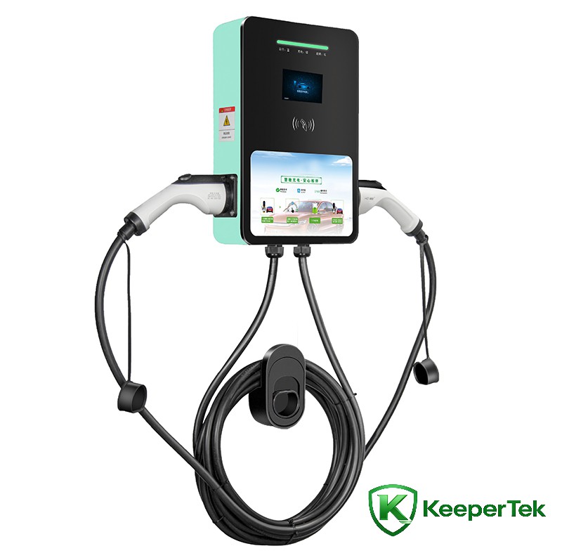 7KW/14KW gulvstående enkelt- og dobbeltpistol AC-ladestabel KT-HC06